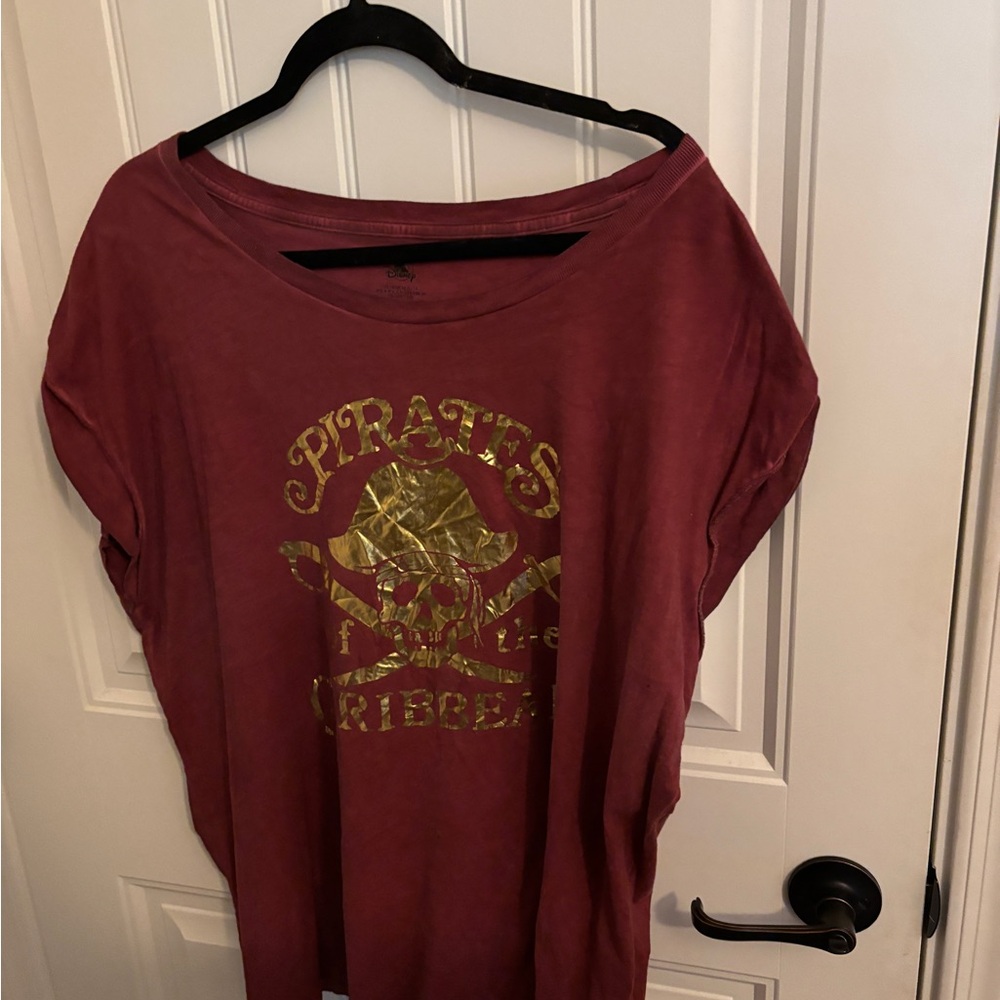 Disney Red Pirates Tee - Short Sleeve